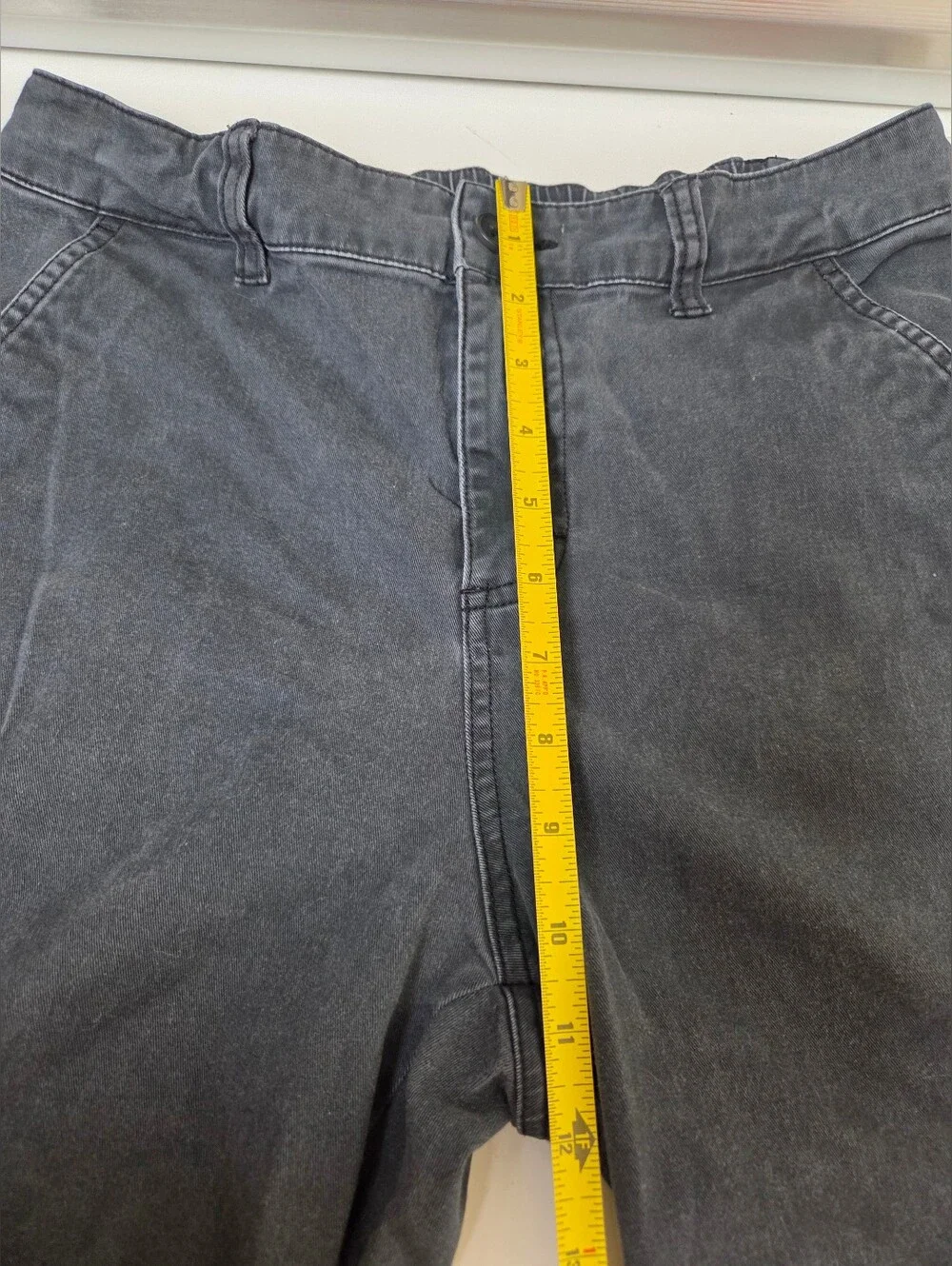 Wild Fable Charcoal Mid-Rise Relaxed Fit Barrel Leg Cargo Pants Size Small/29